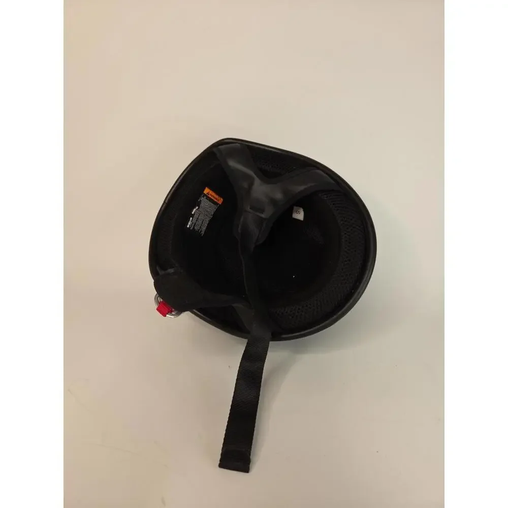 BILT Hawk 1/2 Helmet Size Small  Motorcycle Open Face Matte Black EC! DOT - Picture 5 of 5